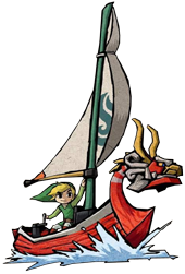 Link und sein Drachenboot