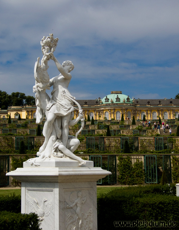 Vor dem Schloss Sans Souci