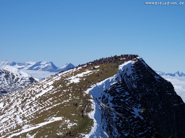 Der Tschingel von der Axalp aus