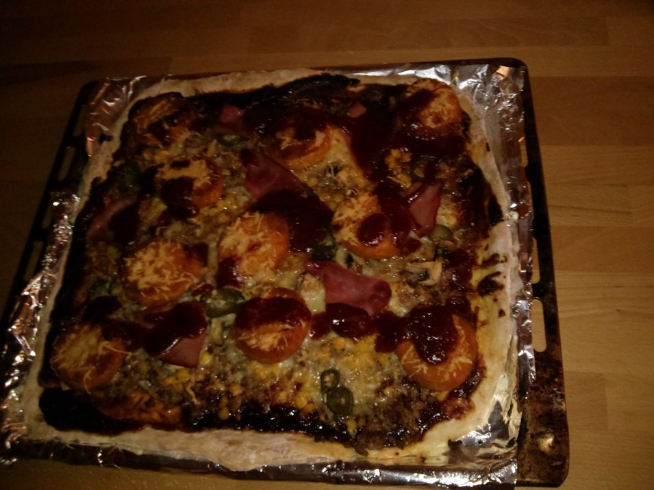 Ekelhafte Pizza