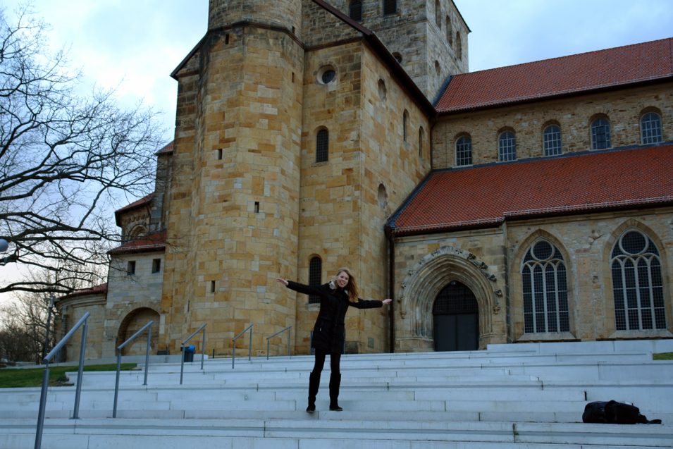 Orkanböen vor der Hildesheimer Michaeliskirche (abgeschlossen)