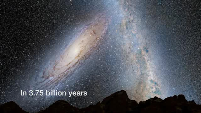 Andromeda am Nachthimmel: In 3,75 Milliarden Jahren