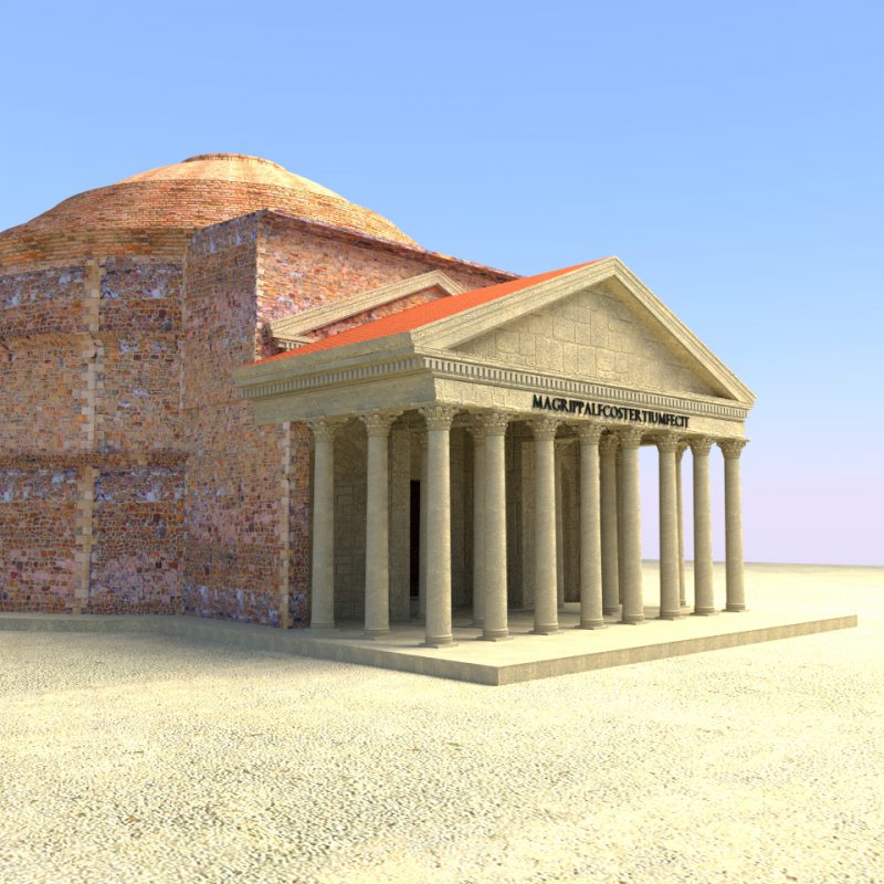 Pantheon-Rekonstruktion: Nachher