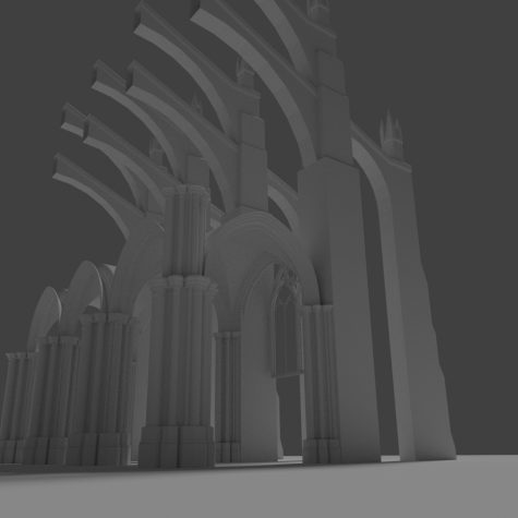 Gotisches Kathedralengerüst