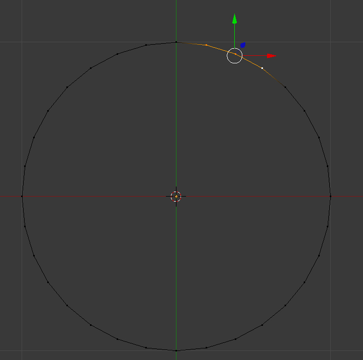 32 Vertices bilden einen Kreis