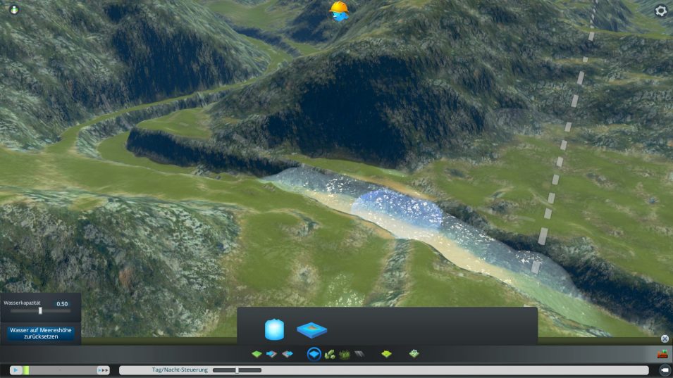 Karteneditor in Cities Skylines: Wasserquellen setzen