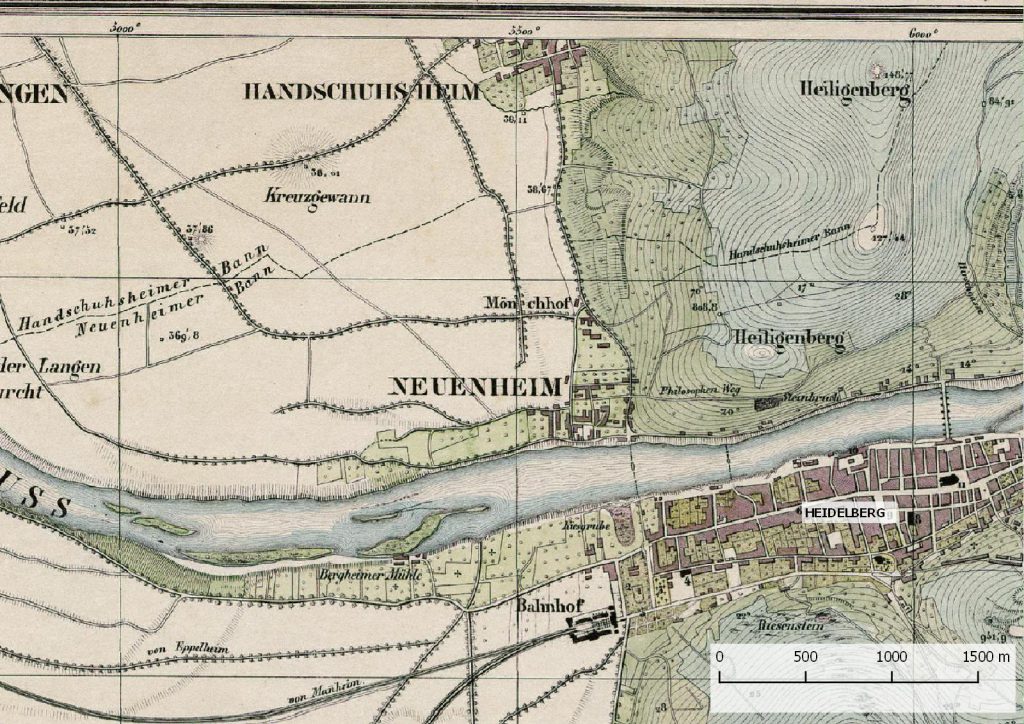 Rothe'sche Karte von Heidelberg