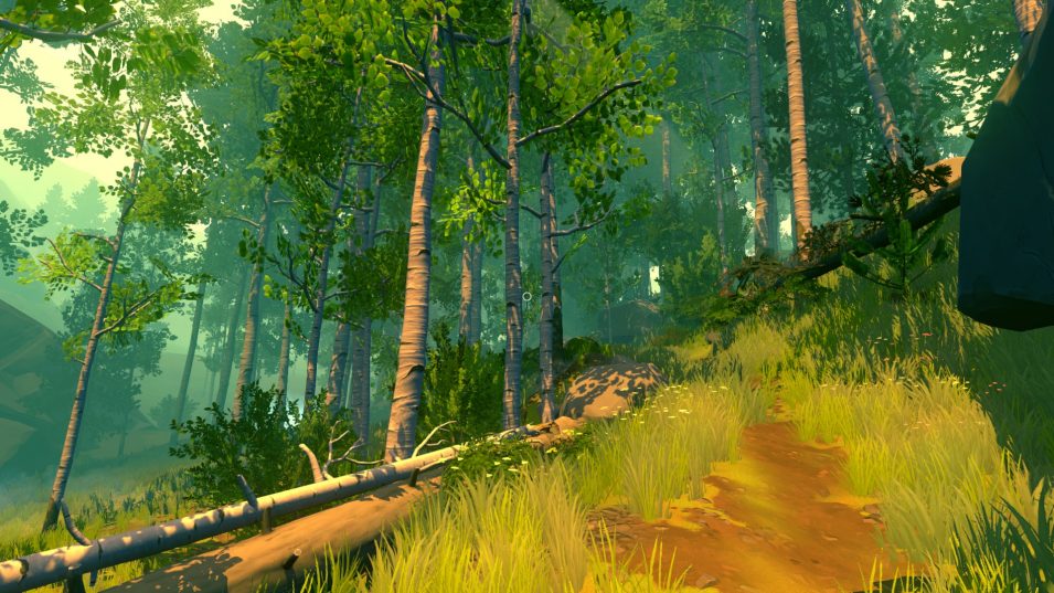 Einfache, aber wunderschöne Grafik in Firewatch