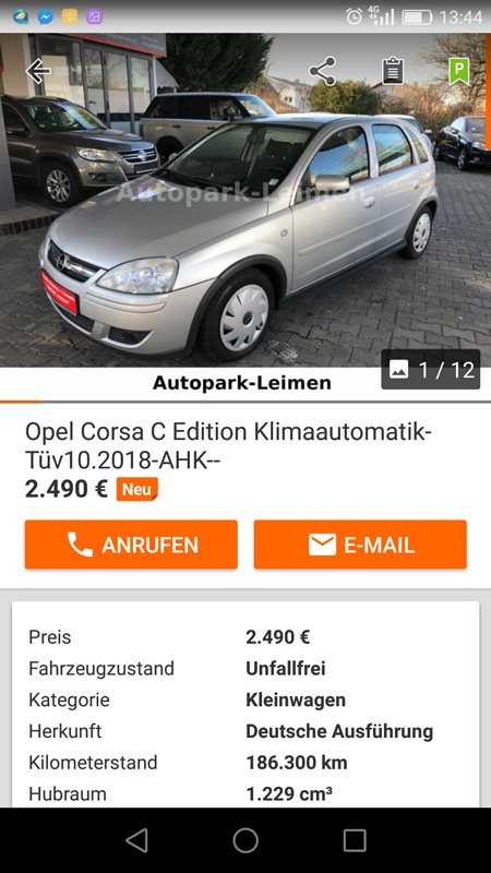 Auto angeschaut, Auto gekauft!