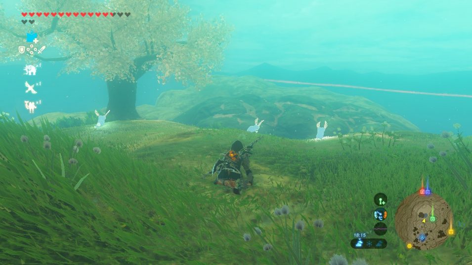 "Lichthasen" und ein scheues "Licht-Rentier" in Breath of the Wild