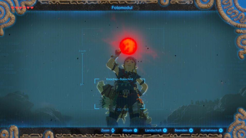 Fotomodul in Breath of the Wild