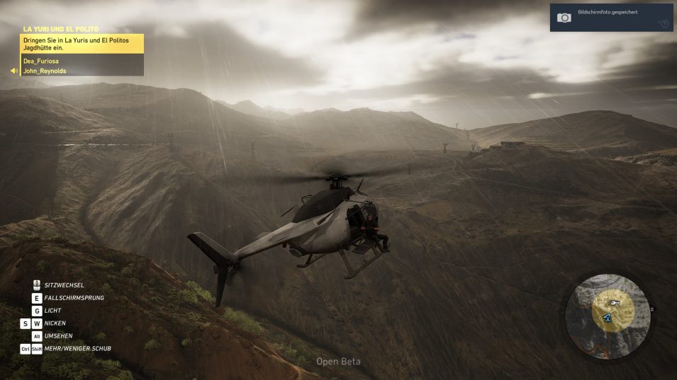 Ghost Recon Wildlands Helicopter