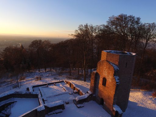 Drohnenfoto auf dem Heiligenberg