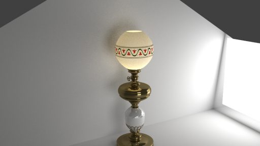 Petroleumlampe in 3D