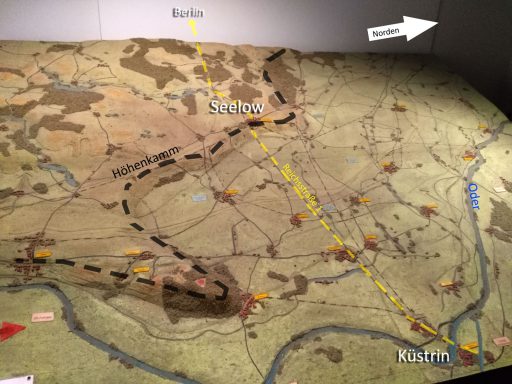 Topographie des Oderbruchs und Seelower Höhen