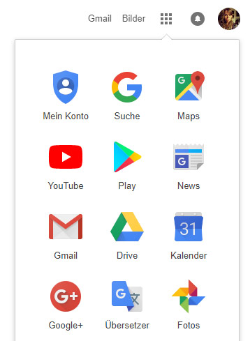 Zugriff auf Google Apps