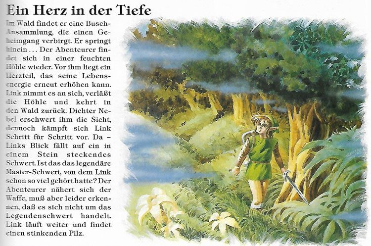 Verlorene Wälder in A Link to the Past: ".. dichter Nebel erschwert ihm die Sicht.."