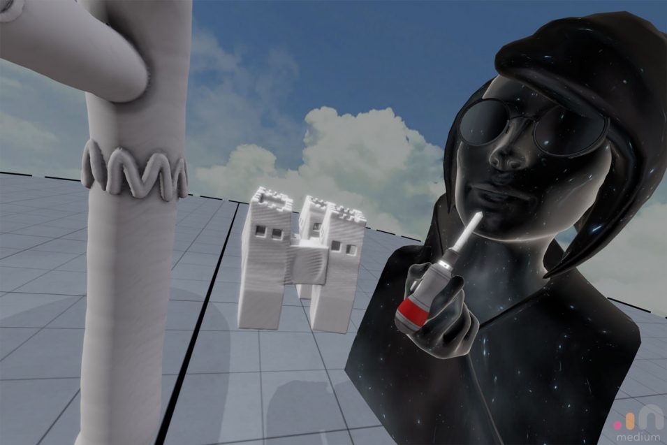 Selfie in Oculus Medium