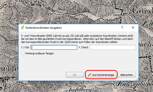 QGIS - Passpunkte setzen