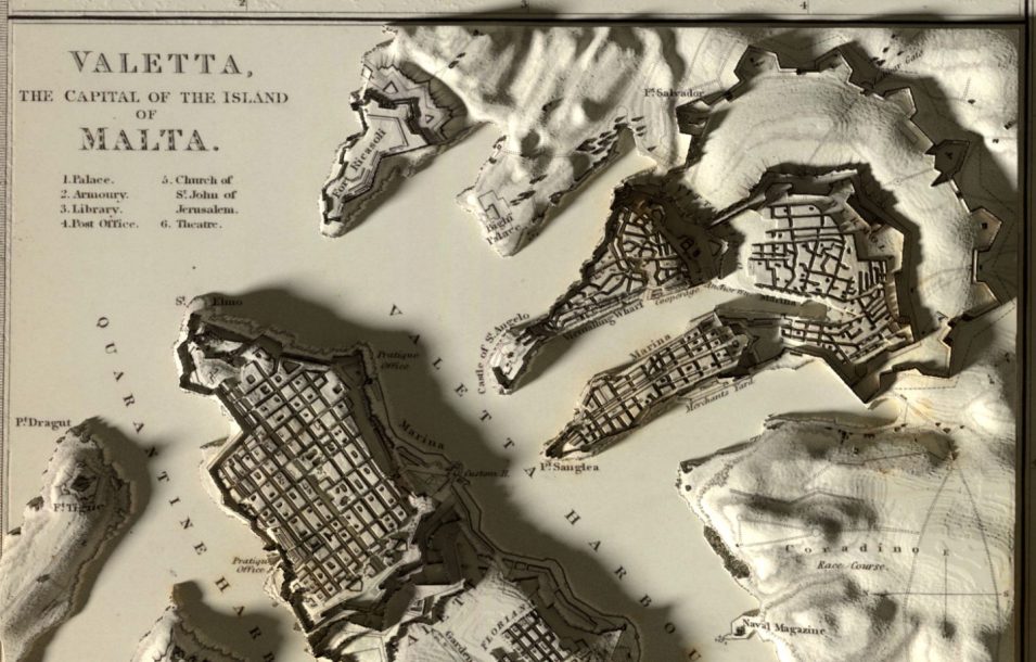 Inseln im Mittelmeer - Historische Karte aus 1831