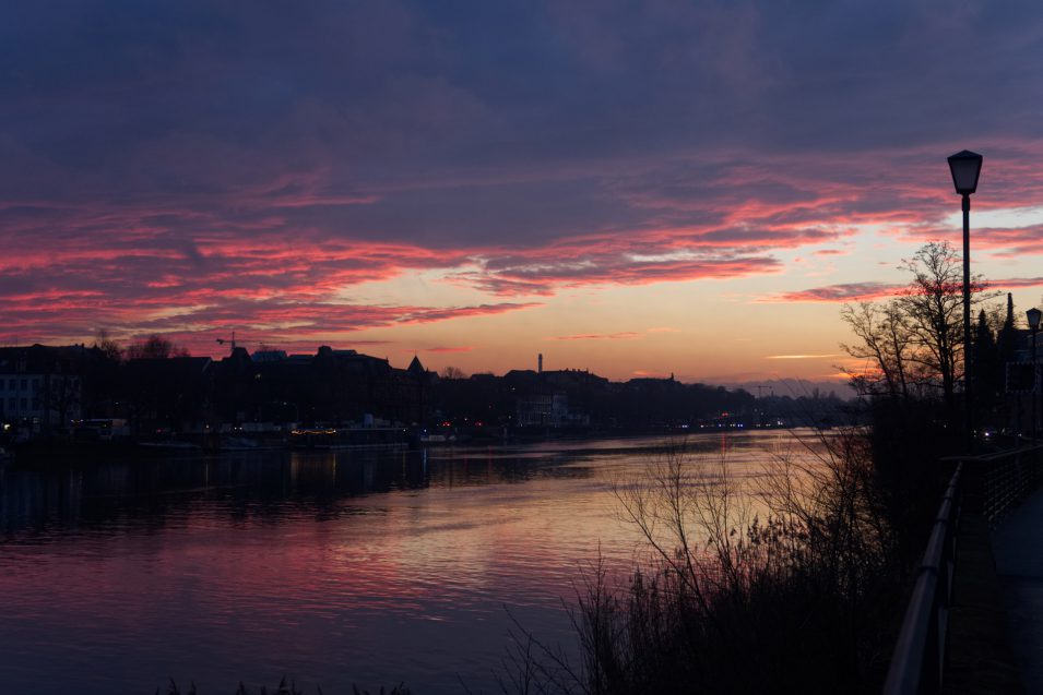 Heidelberg im Sonnenuntergang