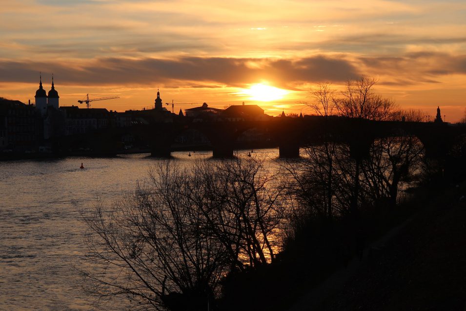 Sonnenuntergang in Heidelberg