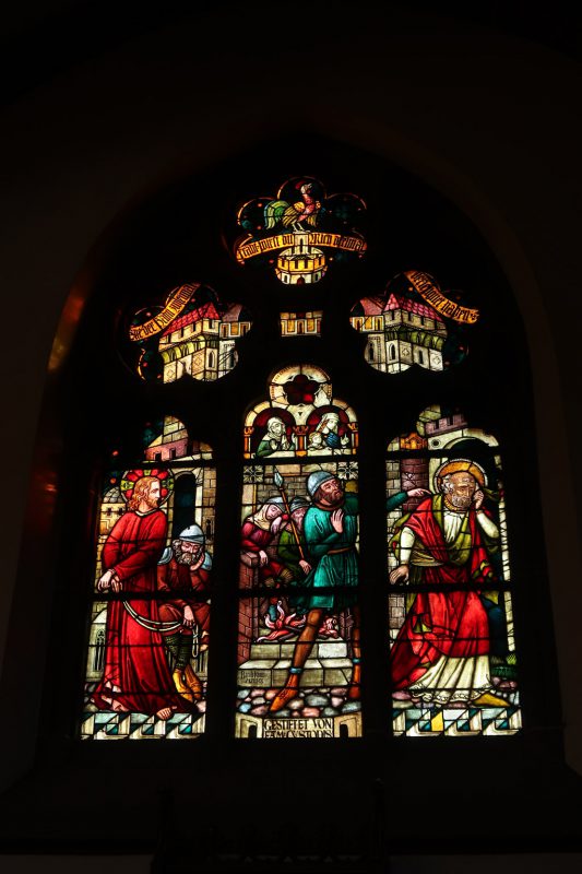 Kirchenfenster in Heppenheim