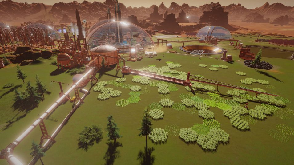 Offene Farm in Surviving Mars