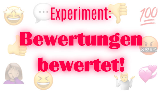 Bewertungen im Internet