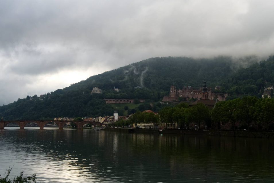 Schloss Heidelberg mit versuchter Verbesserung