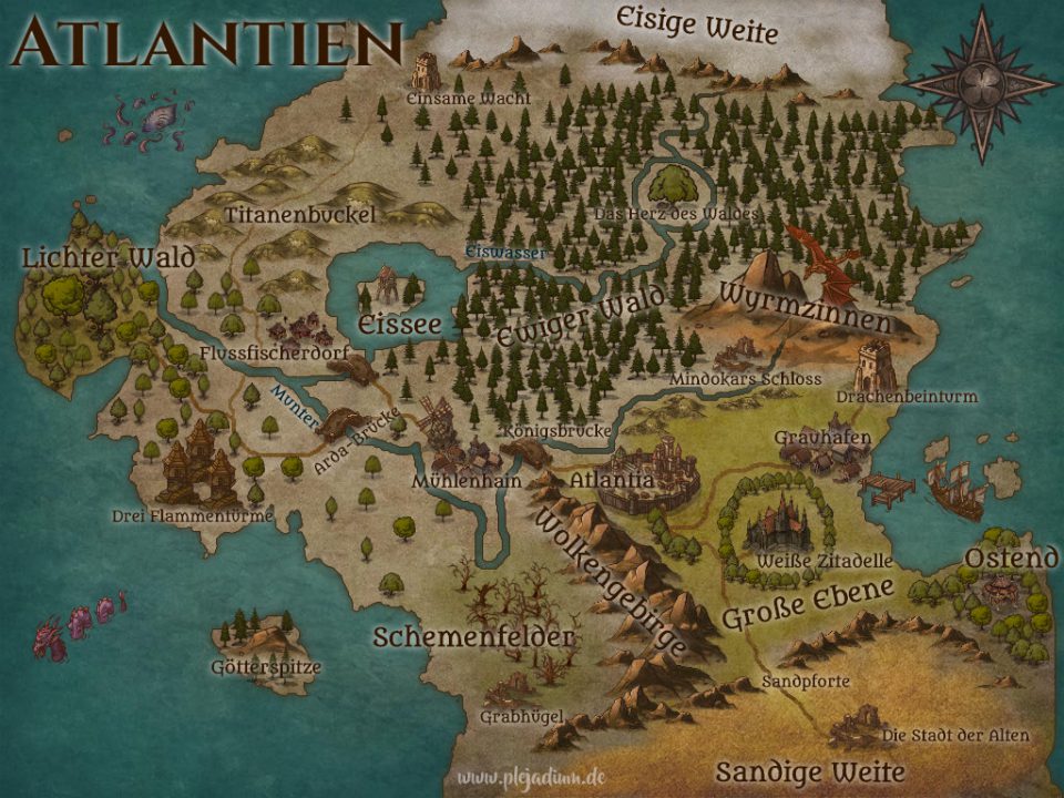 So erstellst du deine eigene Fantasy-Karte