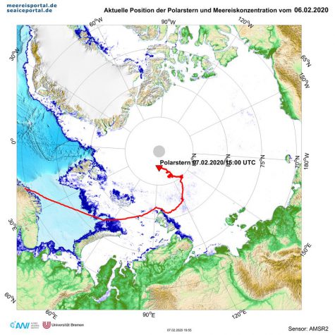 Polarstern-Position