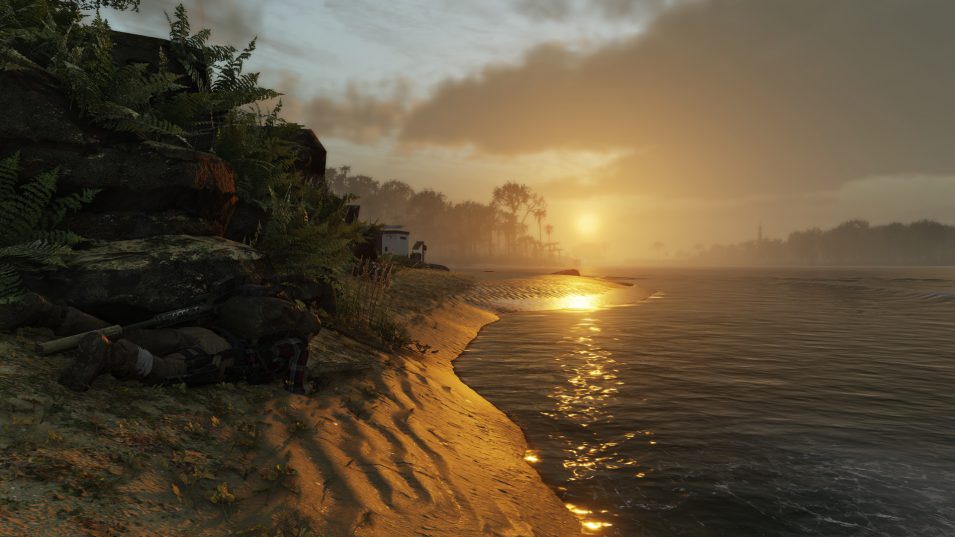 Ghost Recon Breakpoint - Sonnenuntergang am Strand von Auroa