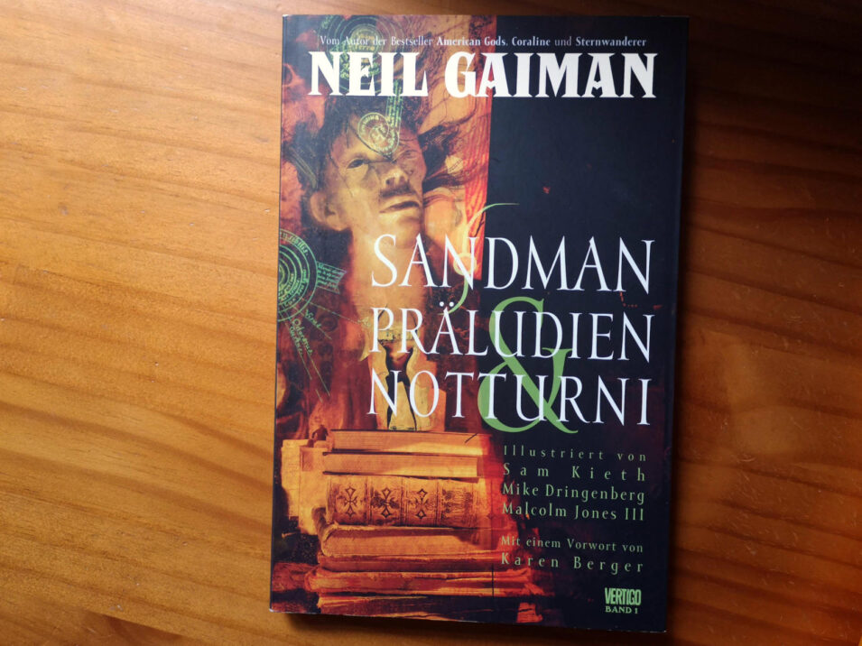 Cover des ersten Sandman-Bandes von Neil Gaiman, erschienen im Vertigo-Verlag