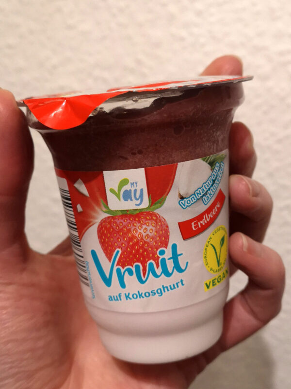 Vruit-Joghurt von Aldi