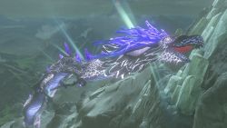 Ein Drache hoch auf einem Berg Breath of the Wild: Drache