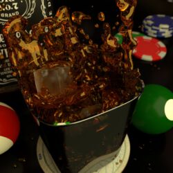 8.03.2015. Whiskey on the rocks! Erstellt gestern und heute. Whiskey on the rocks