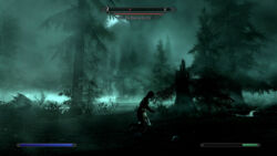 Fieser Geist in einem unterirdischen Schrein Unterwegs in der Welt