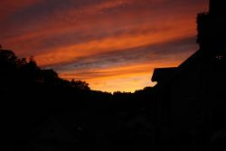 26.09.2015. Sonnenuntergang, ganz eindeutig 26.09.2015