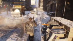 Allein wenn man sich anschaut, dass die Laufwege hier so angepasst in den Schnee getreten sind.. Tom Clancy's The Division