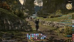 In Gridania, der Elfenhauptstadt Final Fantasy XIV
