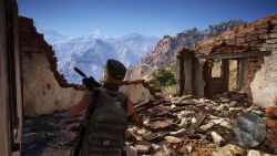 Ruine auf einem Bergrücken ghost-recon-wildlands_open-beta_03