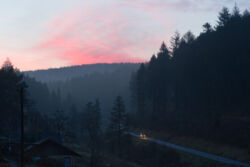 Morgendämmerung in Schönau im März 2019 Morgendämmerung