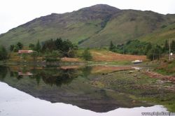 Ruhiger See frühmorgens um 6 Schottland 2003