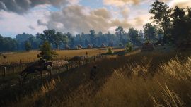 Im Galopp über die erntereifen Felder Witcher 3 - Über die Felder
