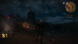 Geralt in Krähenfels Witcher 3