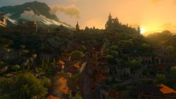 Toussaints Hauptstadt Beauclair im Sonnenuntergang Blood and Wine - Beauclair Sonnenuntergang