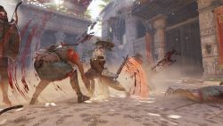 Ein blutiger Action Shot in der Arena :D Arena - Assassins Creed Origins