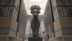 Der große Apis-Stier in einem Tempel Assassins Creed Origins | Der große Stier