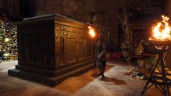 Bayek in einer Grabkammer Assassins Creed Origins | Grabkammer